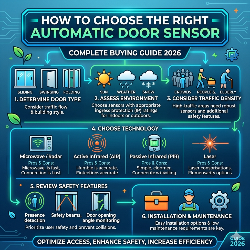 How to Choose the Right Automatic Door Sensor | Complete Buying Guide 2026