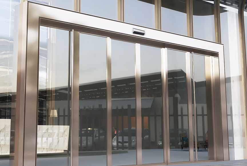 What are the latest technological advancements in automatic swing door sensors from leading manufacturers?